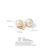 Oversized Pearl Dangle Earrings